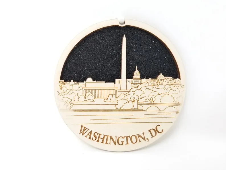Washington DC Skyline Ornament