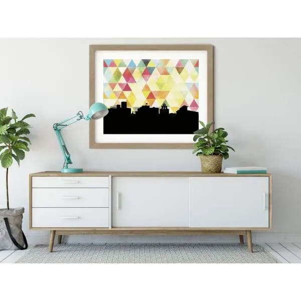 Wimberley, Texas geometric skyline