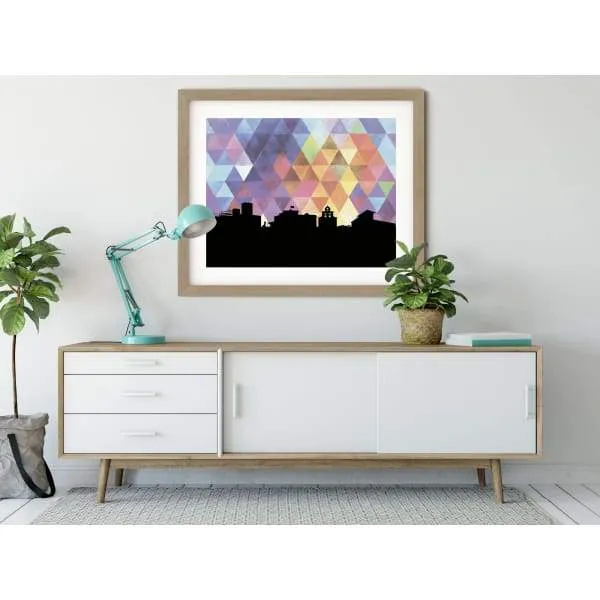 Wimberley, Texas geometric skyline