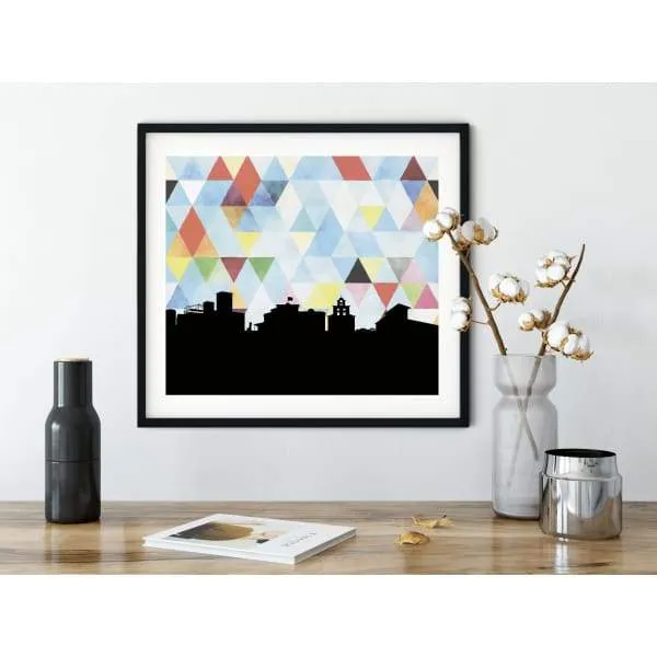 Wimberley, Texas geometric skyline