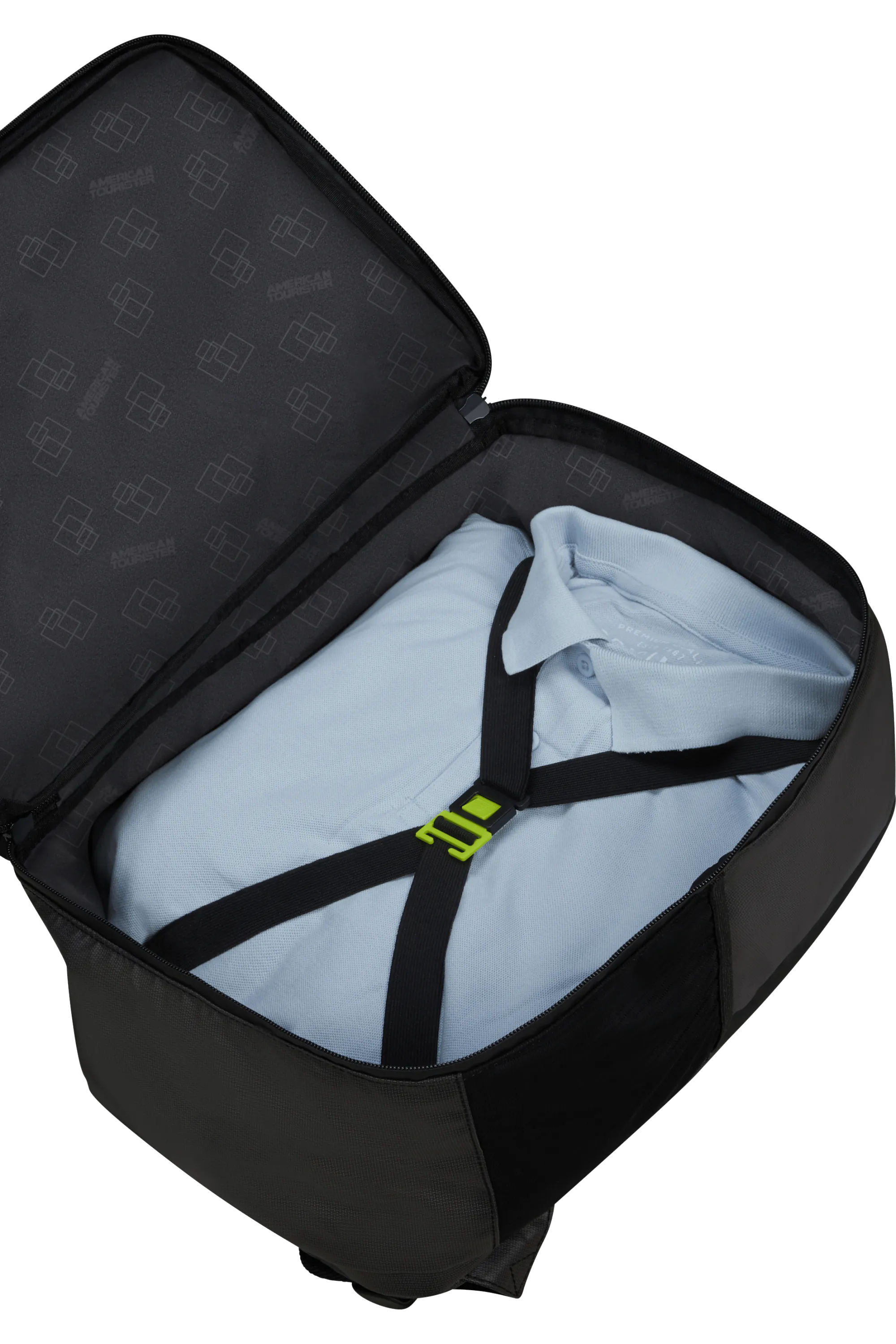 Zaino in Tessuto Waterproof American Tourister Urban Track Black & Lime